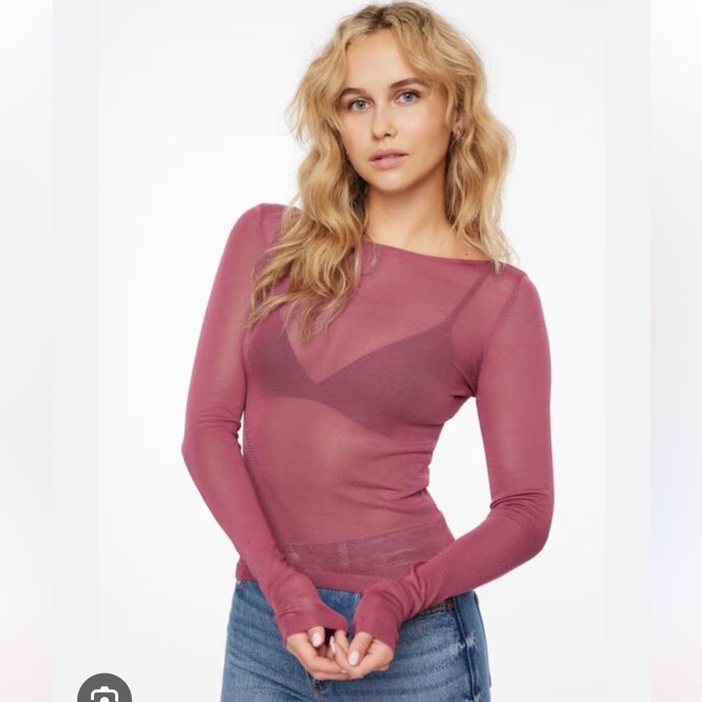 Dynamite Sheer Boat Neck Sweater